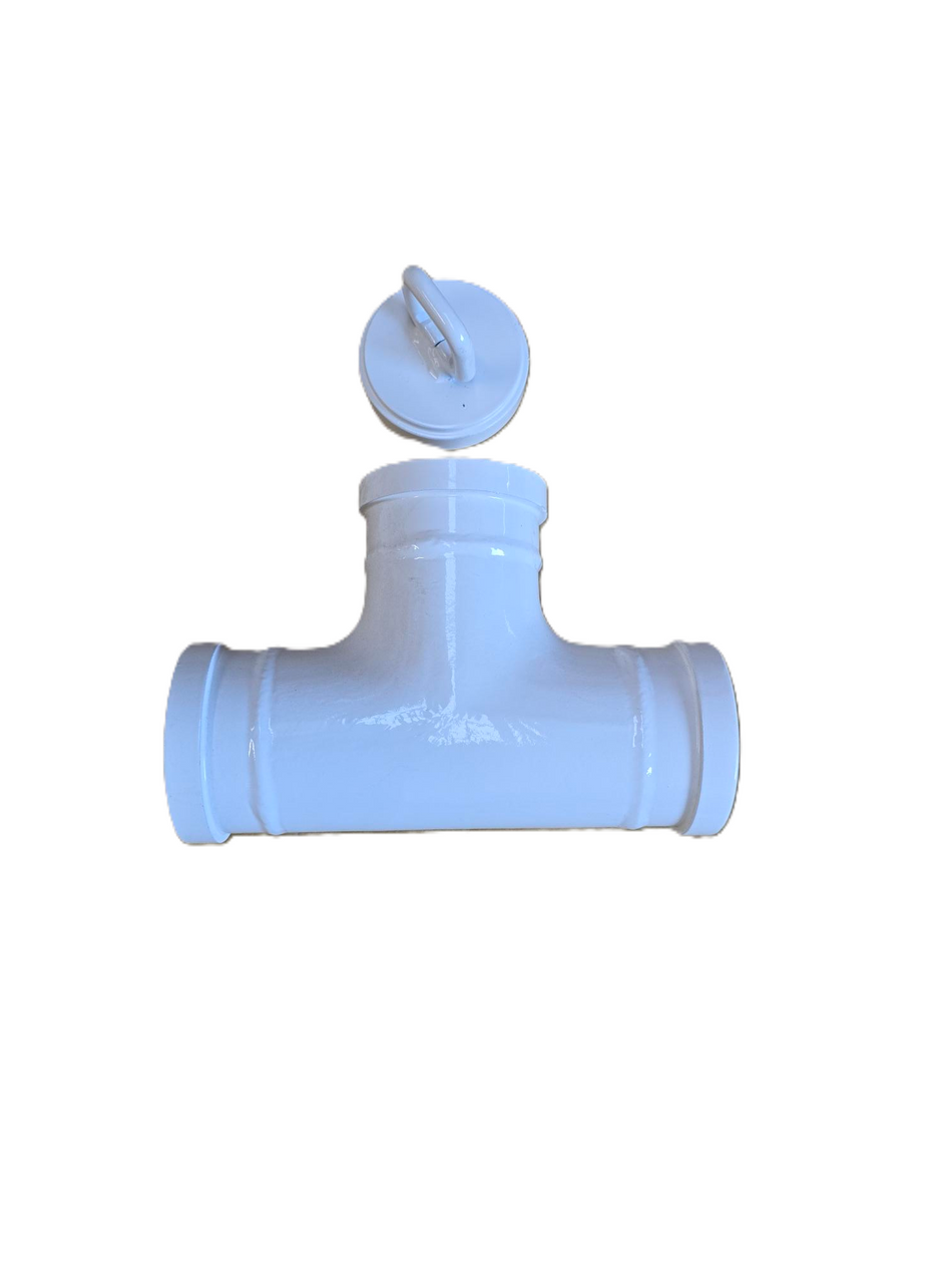 Tee Pipe 3” & Cap - Free Shipping