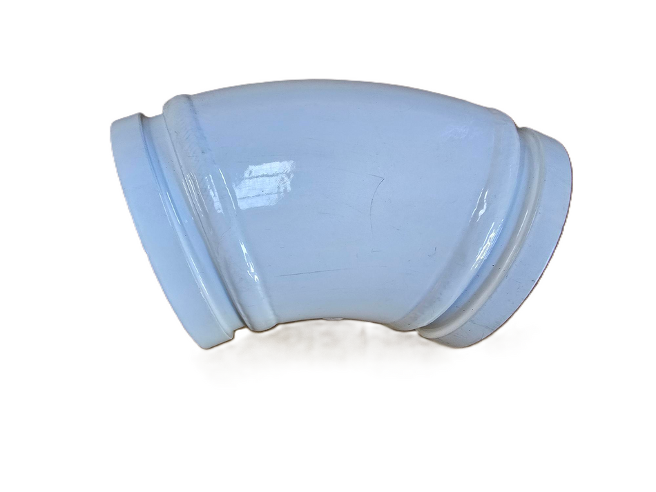 Twin Wall Pipe Elbow DN125*R275*45D - Free Shipping