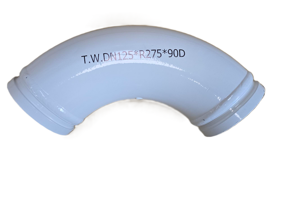 Twin Wall Pipe Elbow DN125*R275*90D - Free Shipping